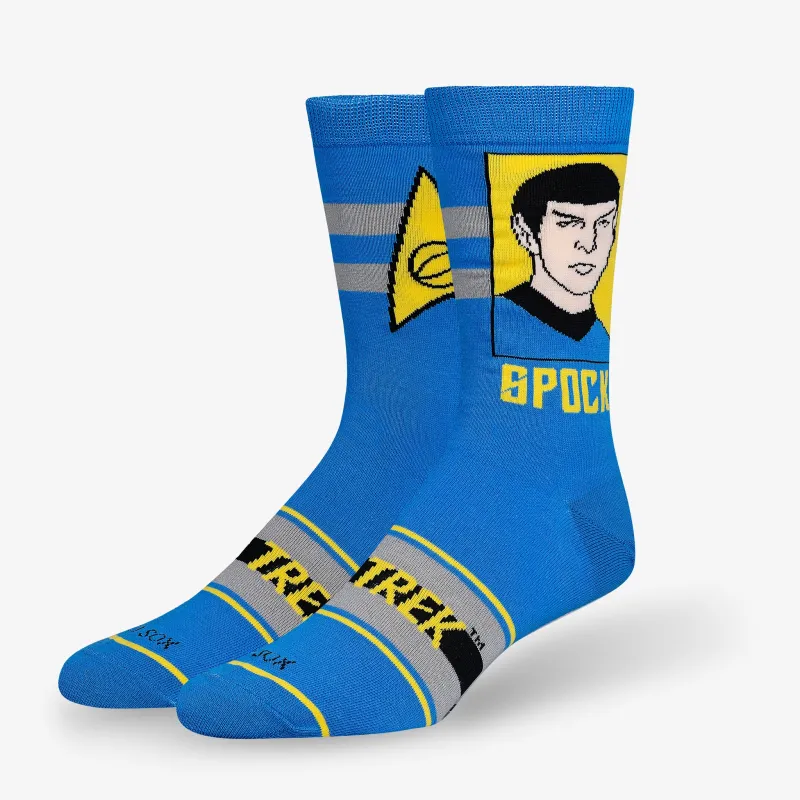 Spock Portrait Men's Crew Socks sold by Odd Sox