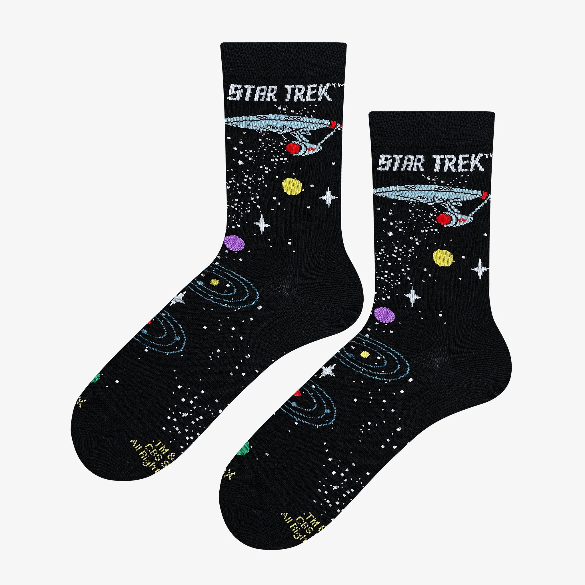 Star Trek Space Travel Women's Crew Socks sold by Odd Sox product image thumbnail 2