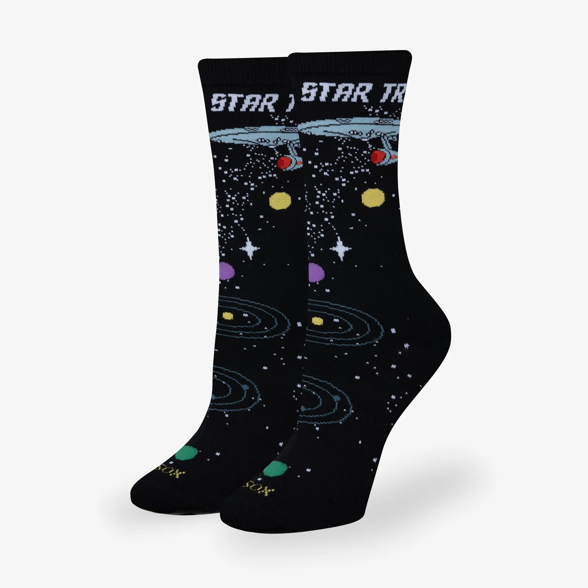 Star Trek Space Travel Women's Crew Socks sold by Odd Sox