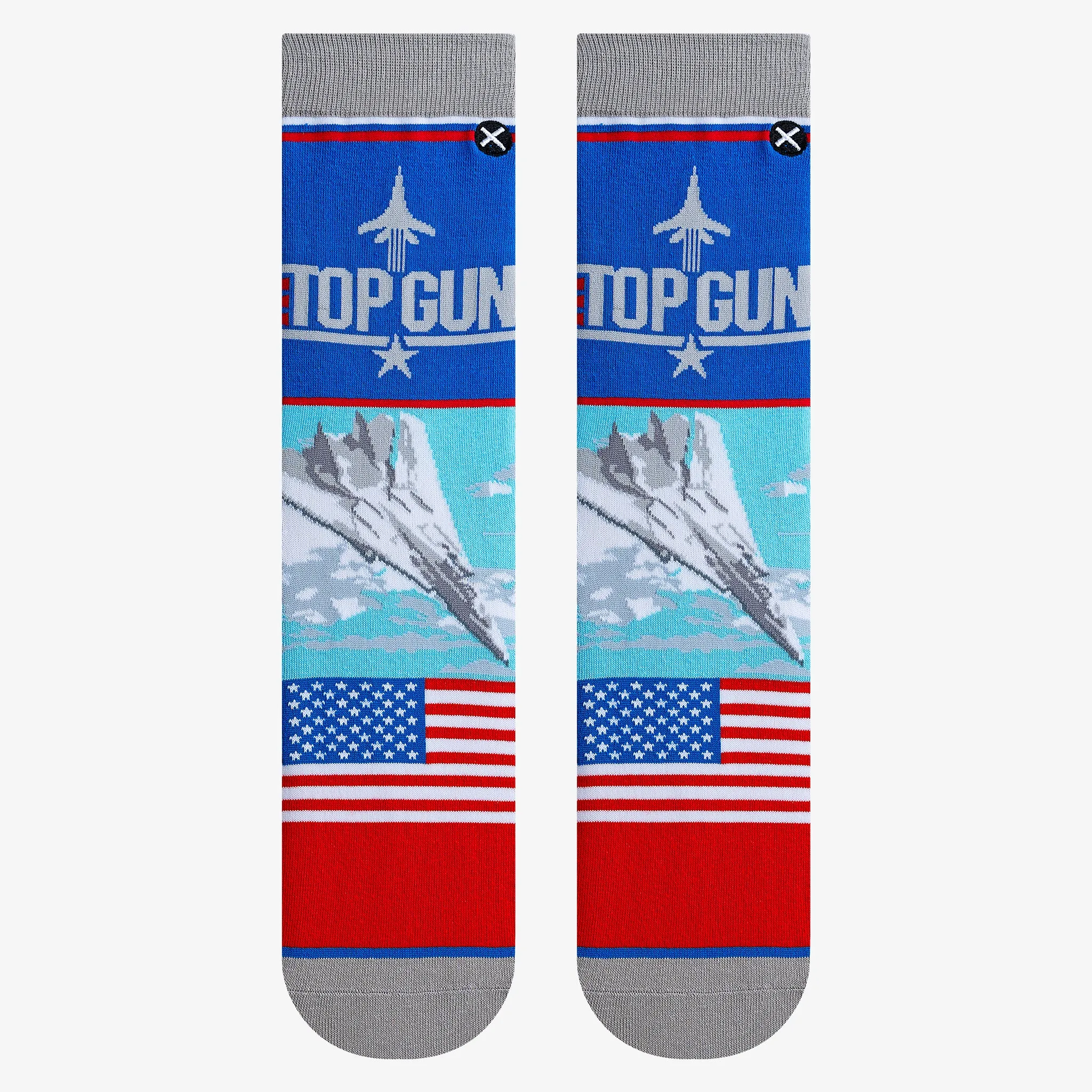 Top Gun Mash-Up Men's Crew Socks sold by Odd Sox product image thumbnail 2
