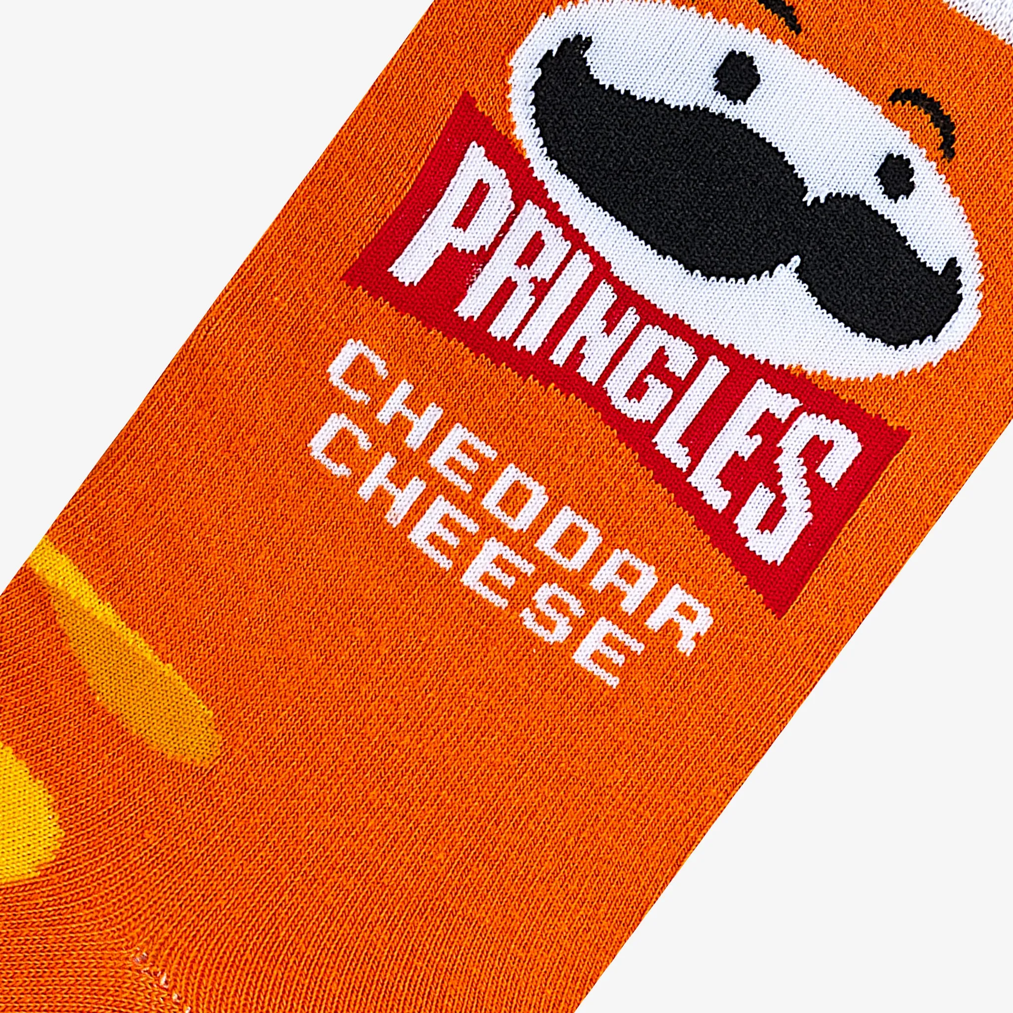 Pringles Cheddar Cheese Orange Men's Crew Socks sold by Odd Sox product image thumbnail 4