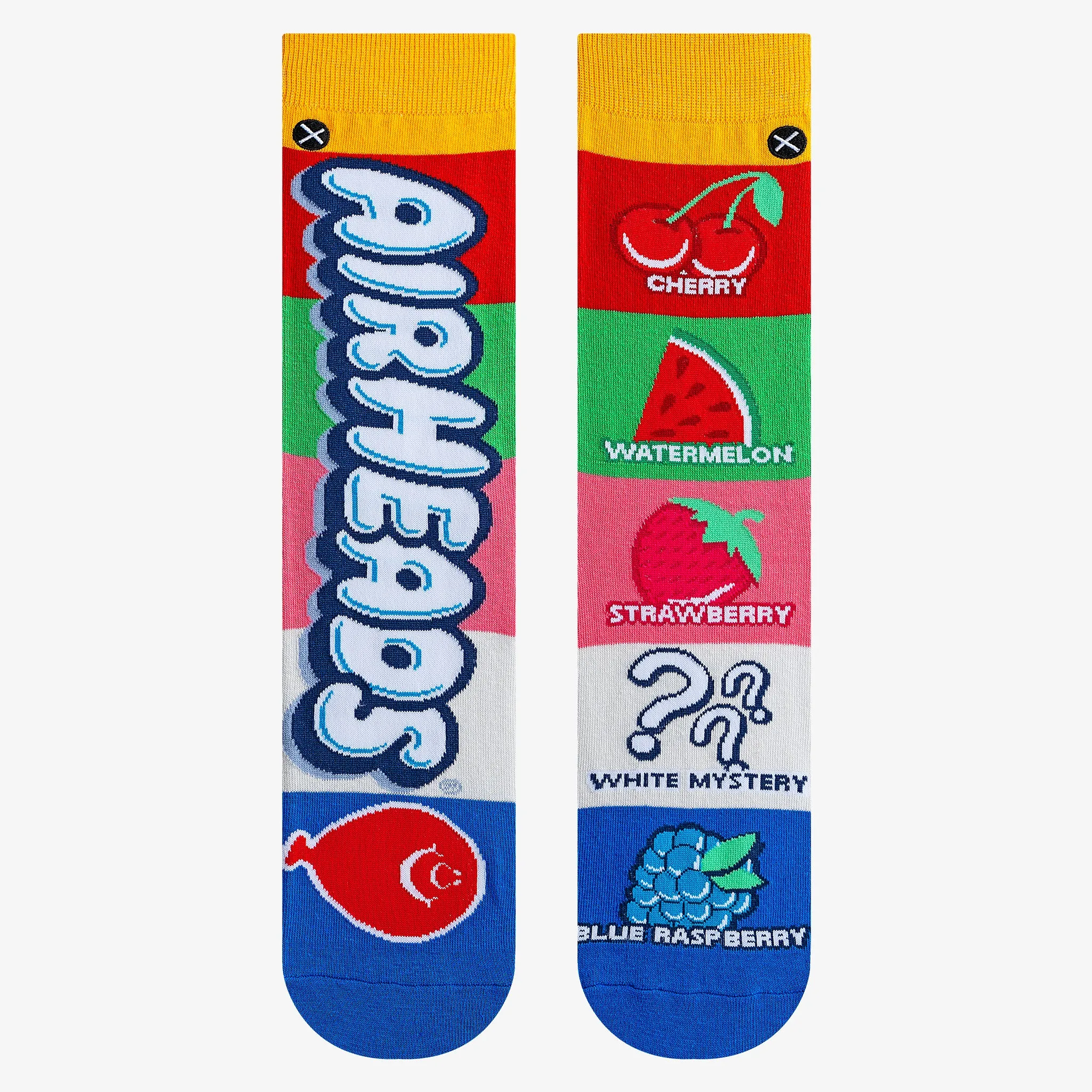 Airheads Flavors Blue Men's Crew Socks sold by Odd Sox product image thumbnail 2