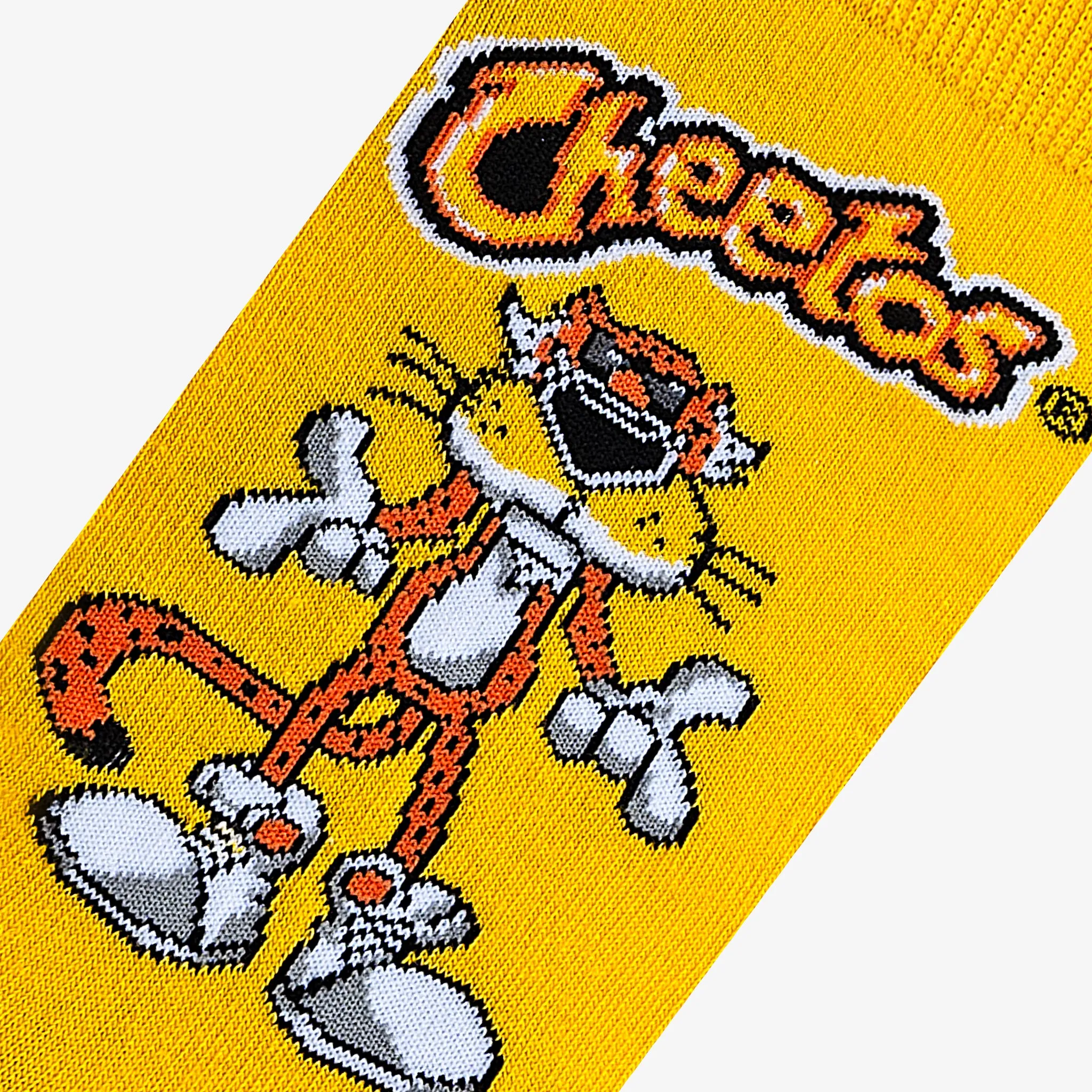 Chester Cheetah Yellow Women's Crew Socks sold by Odd Sox product image thumbnail 4