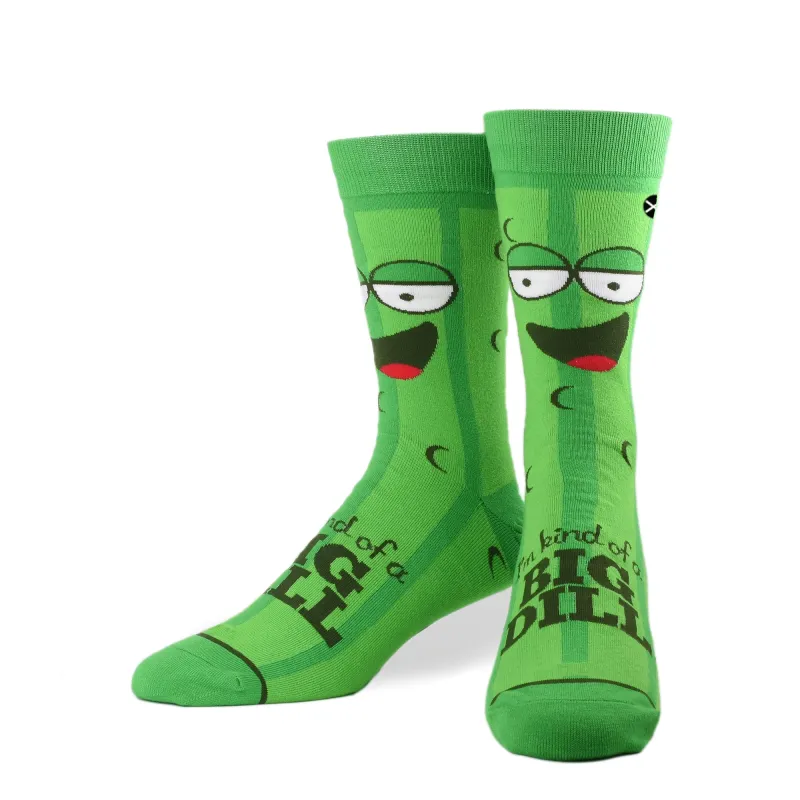 Kind Of A Big Dill Men's Crew Socks sold by Odd Sox