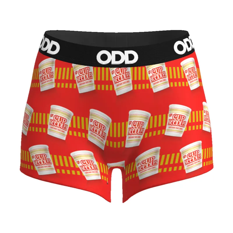 Cup Noodles Women's Boy Shorts sold by Odd Sox