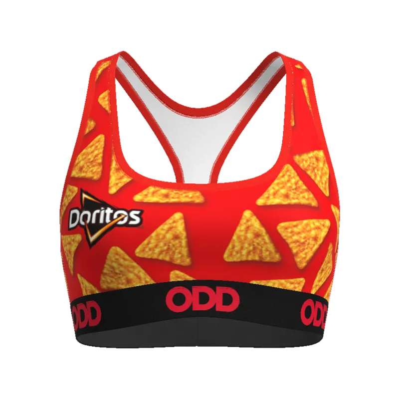 Doritos Nacho Women's Sports Bra sold by Odd Sox