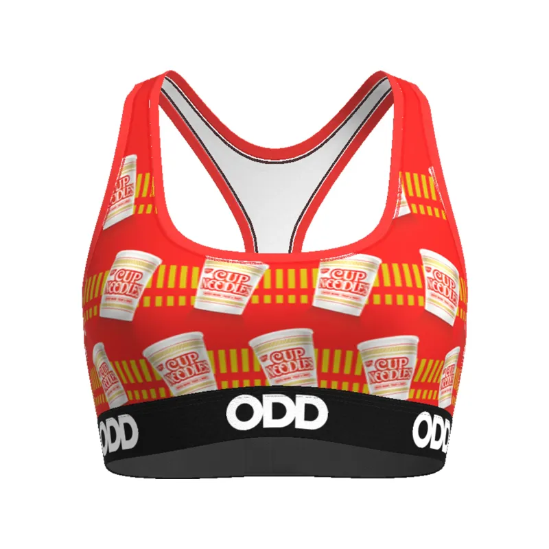 Cup Noodles Women's Sports Bra sold by Odd Sox