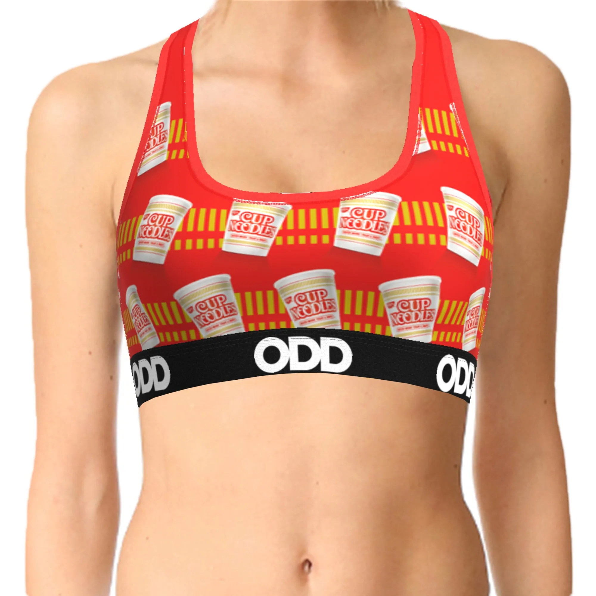 Cup Noodles Women's Sports Bra sold by Odd Sox product image thumbnail 2