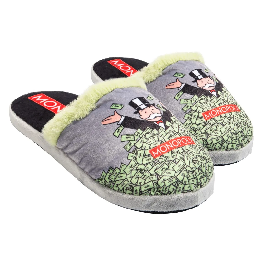 Monopoly Windfall Fuzzy Slip-On Slippers sold by Odd Sox product image thumbnail 3