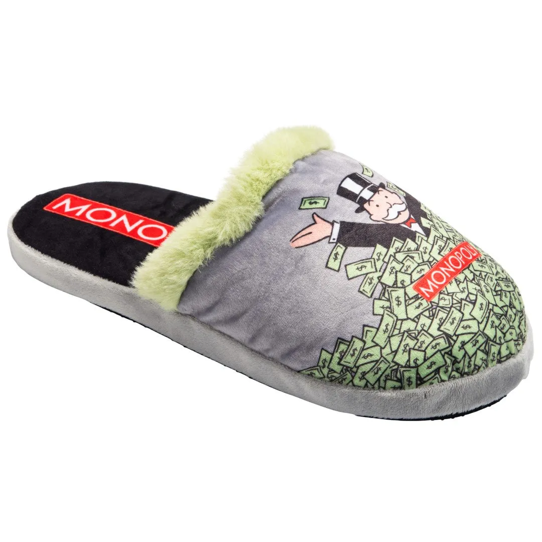 Monopoly Windfall Fuzzy Slip-On Slippers sold by Odd Sox product image thumbnail 4