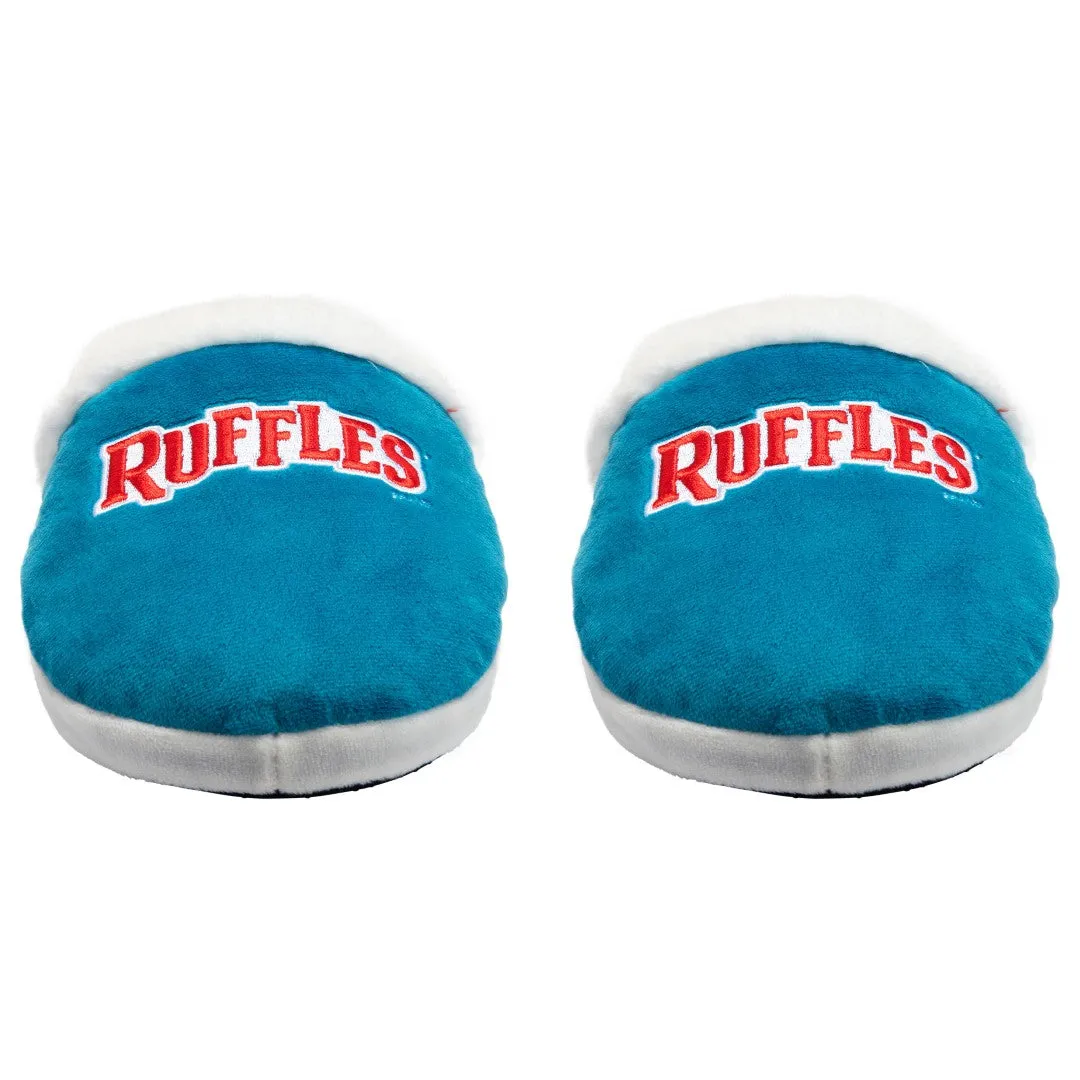 Ruffles Fuzzy Slip-On Slippers sold by Odd Sox product image thumbnail 2