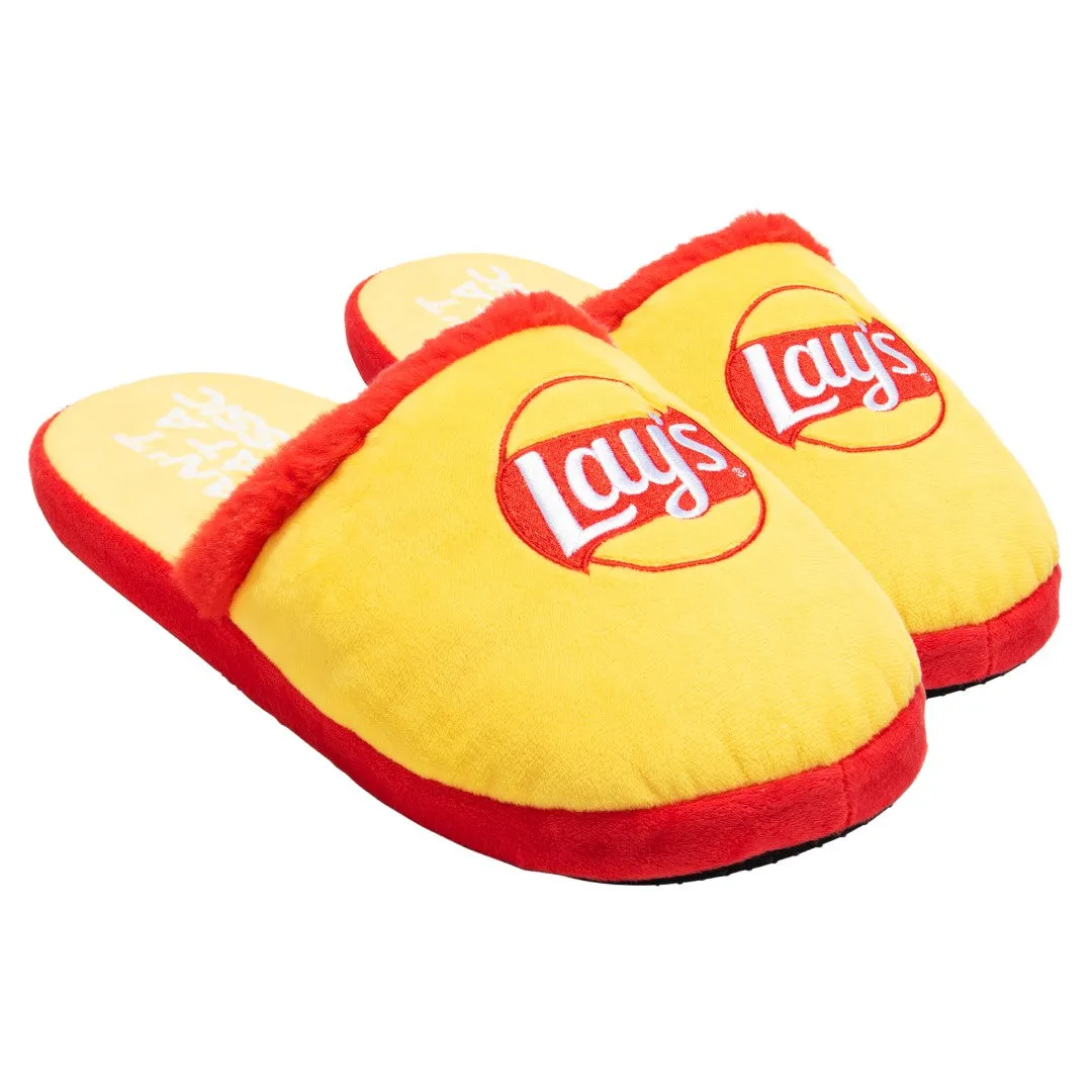 Lays Fuzzy Slip-On Slippers sold by Odd Sox product image thumbnail 3