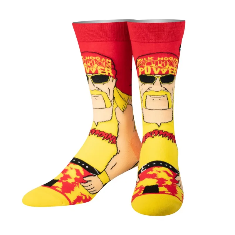 Hulk Hogan Men's Crew Socks sold by Odd Sox