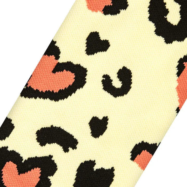 Leopard Hearts Compression Socks sold by Odd Sox product image thumbnail 4