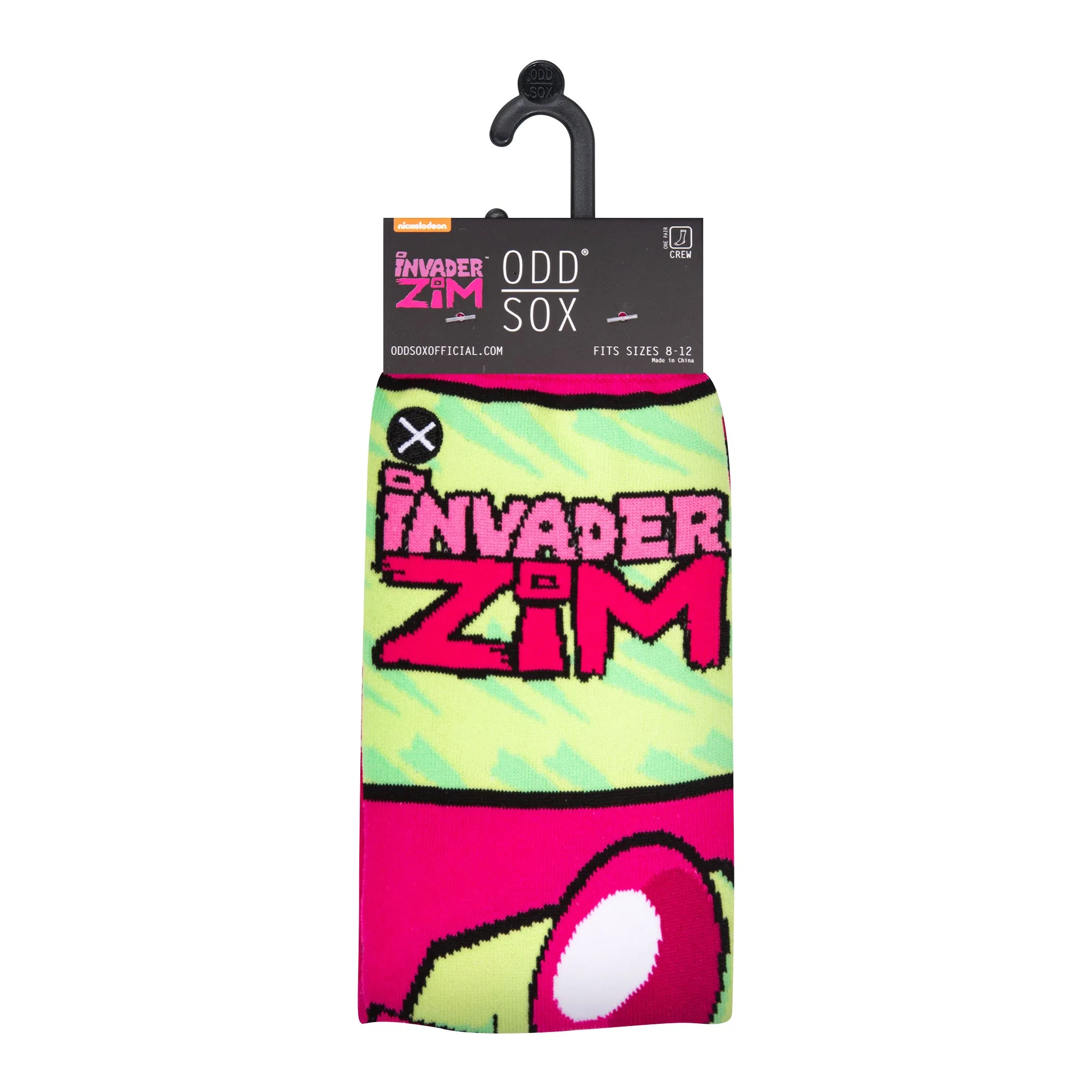 Invader Zim Big Head Men's Crew Socks sold by Odd Sox product image thumbnail 5