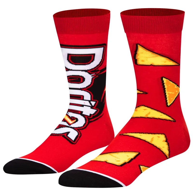 Doritos Split Men's Crew Socks sold by Odd Sox
