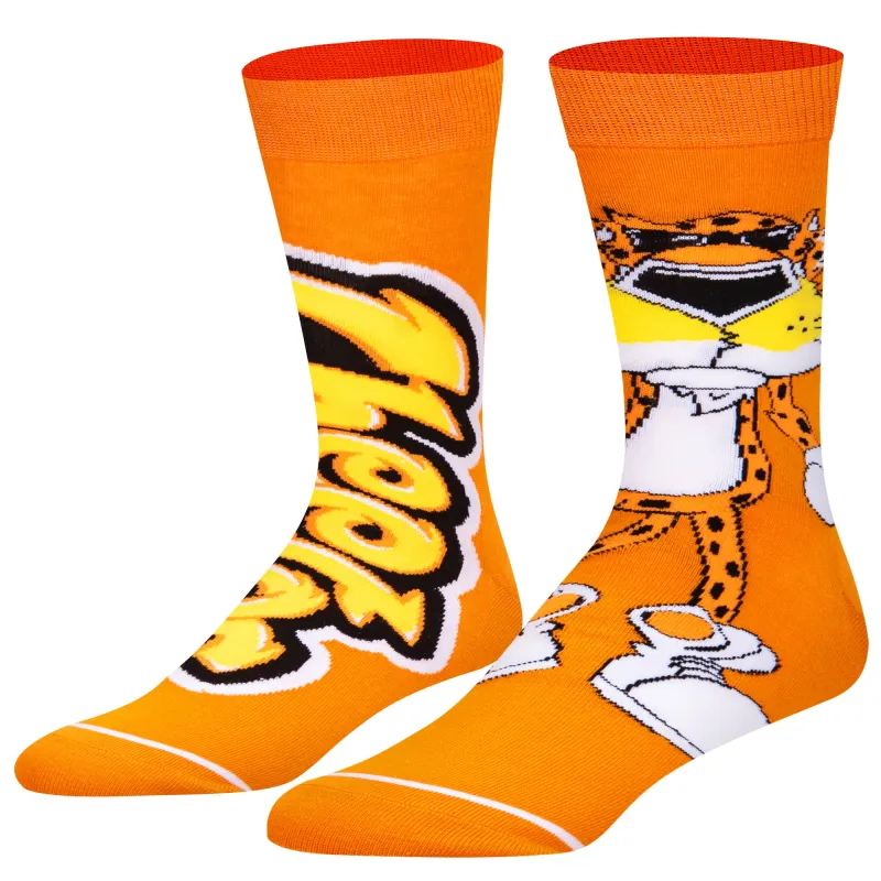 Cheetos Split Men's Crew Socks sold by Odd Sox