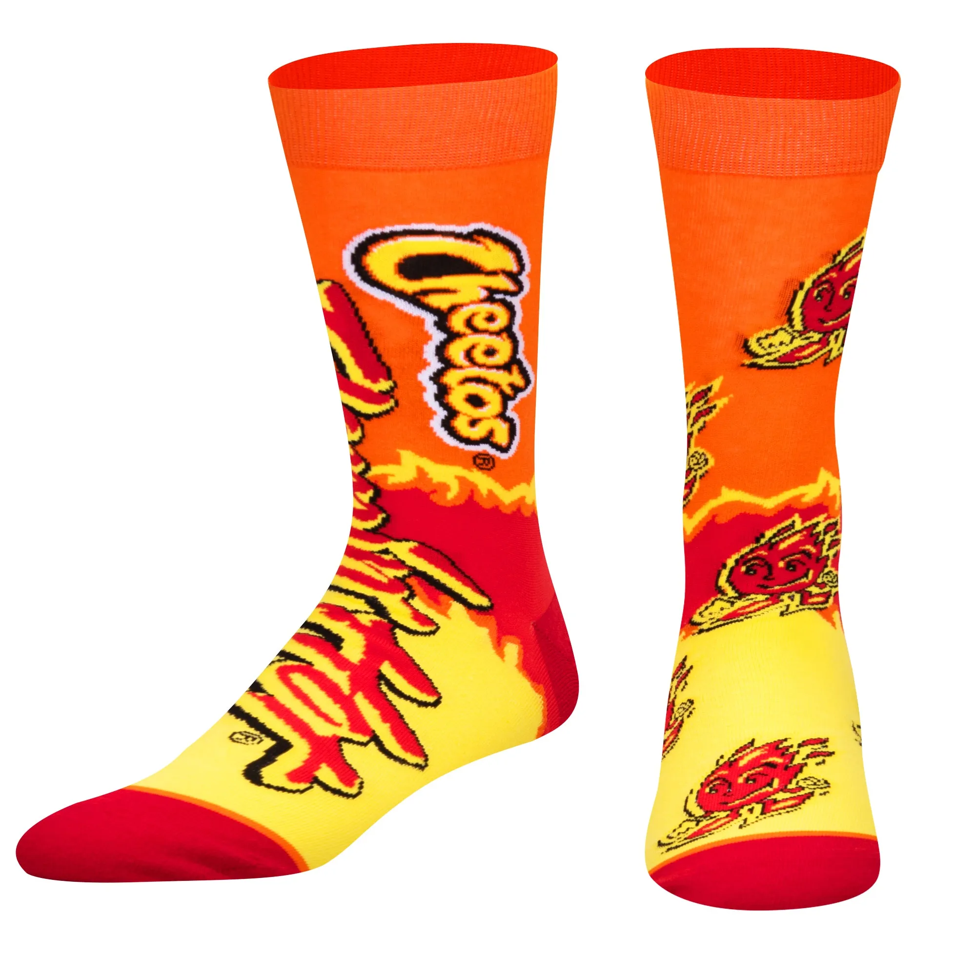 Flamin' Hot Cheetos Split Men's Crew Socks sold by Odd Sox product image thumbnail 2
