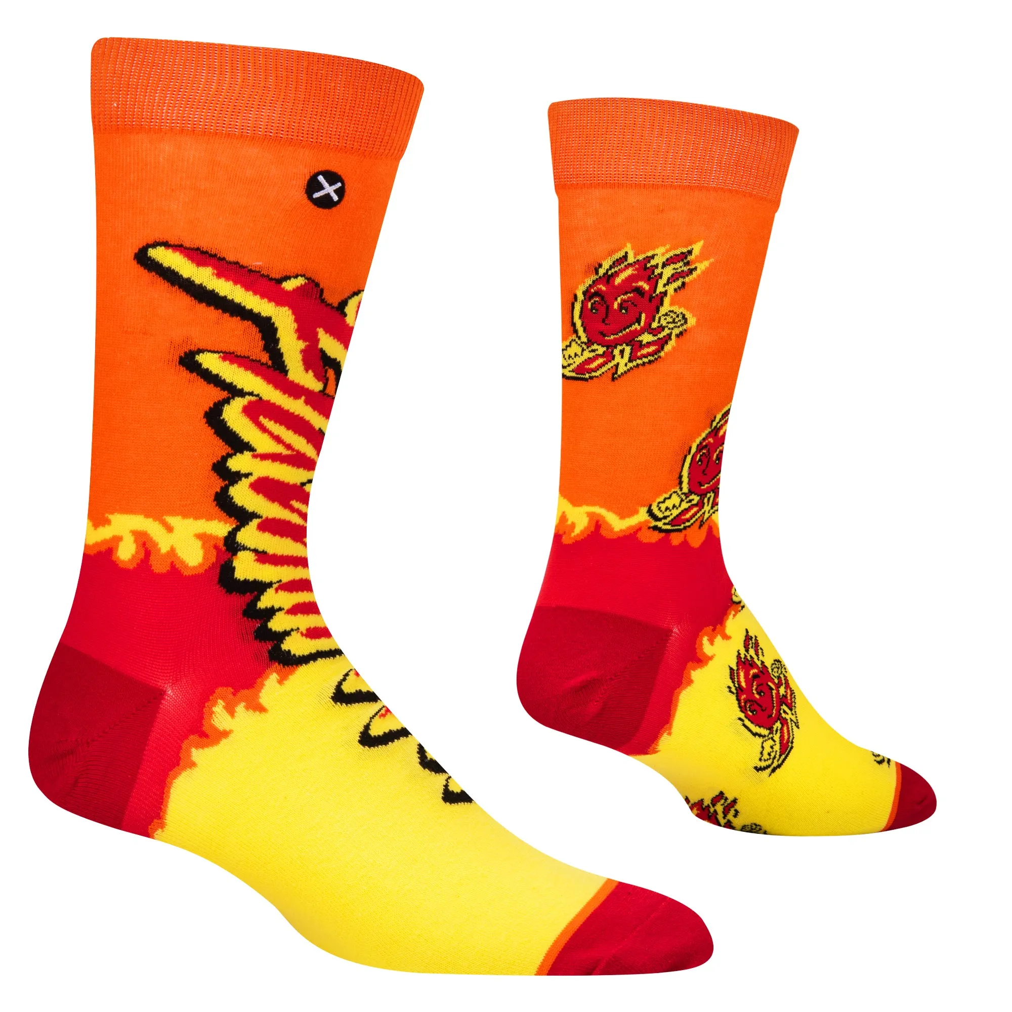Flamin' Hot Cheetos Split Men's Crew Socks sold by Odd Sox product image thumbnail 3