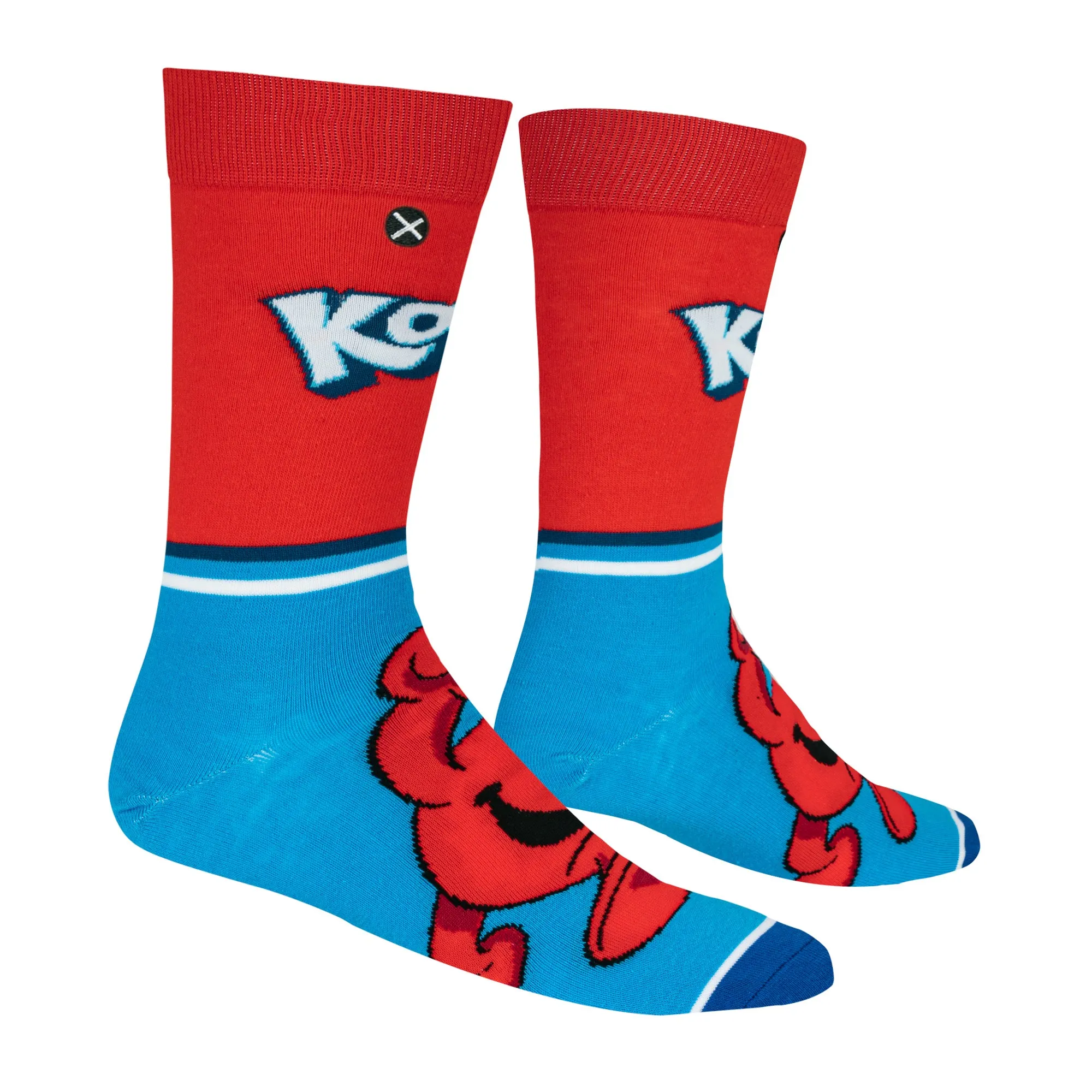 Kool-Aid Half Stripe Men's Crew Socks sold by Odd Sox product image thumbnail 3