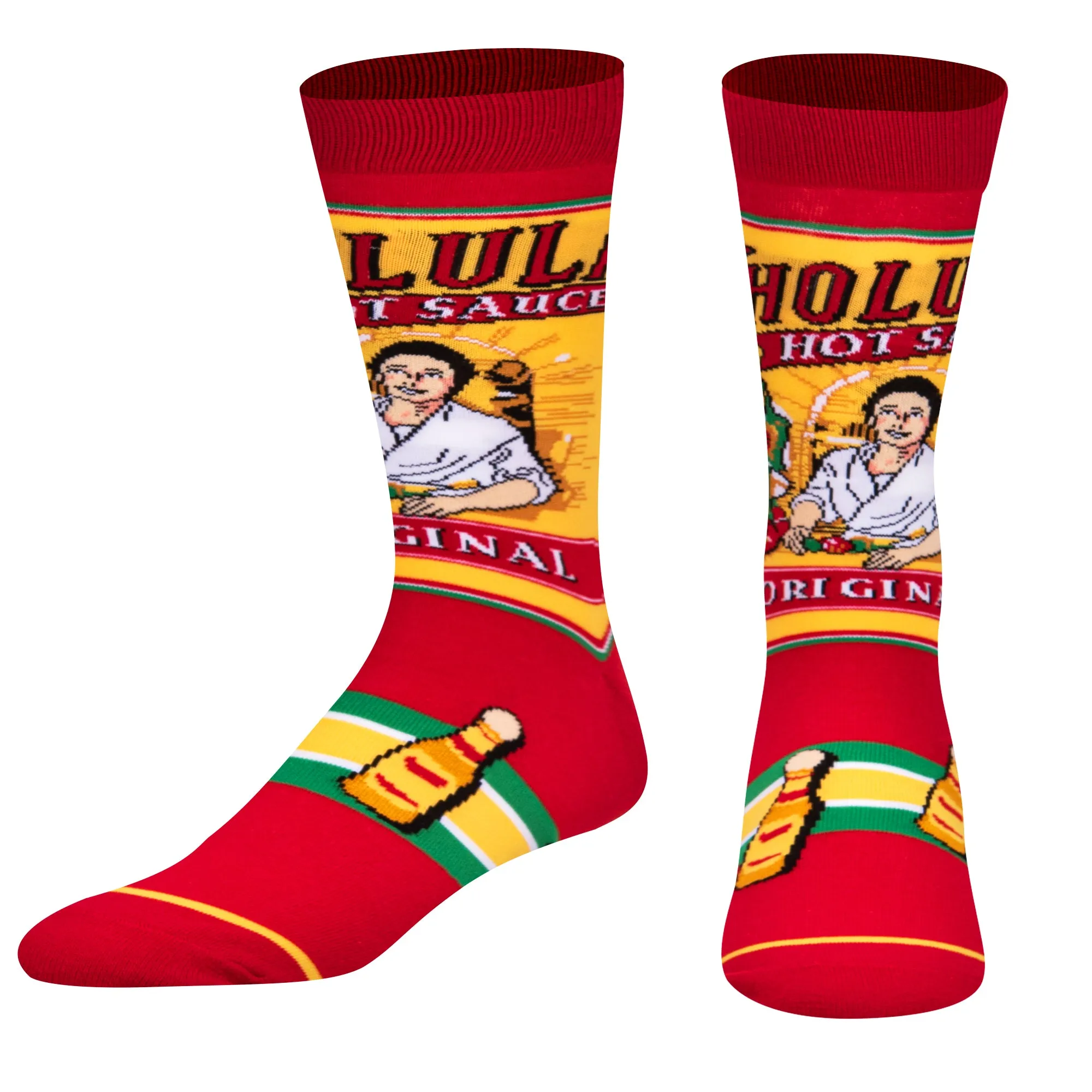 Cholula Label Men's Crew Socks sold by Odd Sox product image thumbnail 2