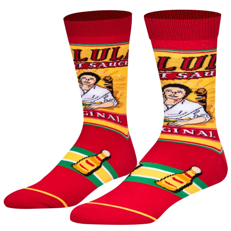 Cholula Label Men's Crew Socks sold by Odd Sox