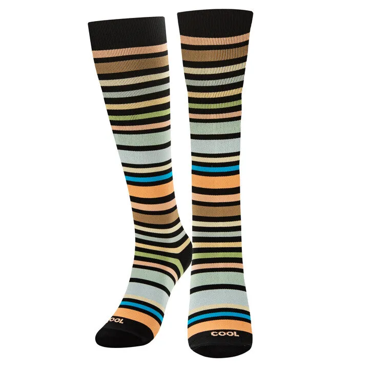 Earthy Stripes Compression Socks sold by Odd Sox product image thumbnail 2