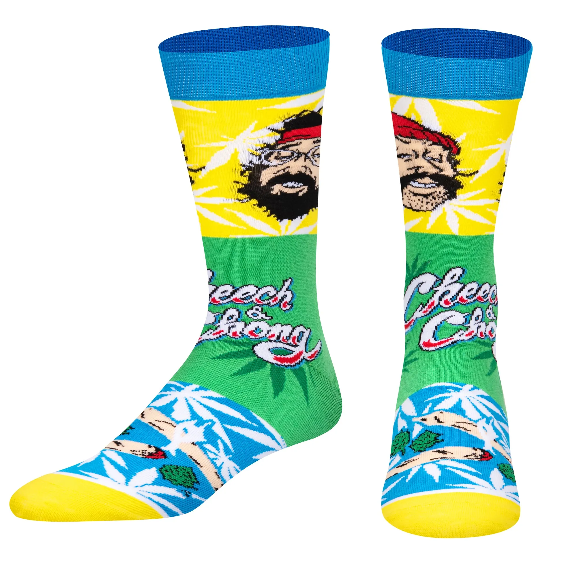 Cheech & Chong Mash Up Men's Crew Socks sold by Odd Sox product image thumbnail 2