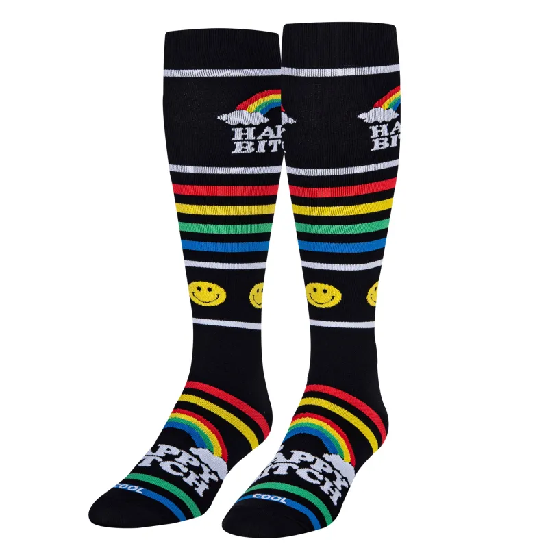 Happy Bitch Compression Socks sold by Odd Sox