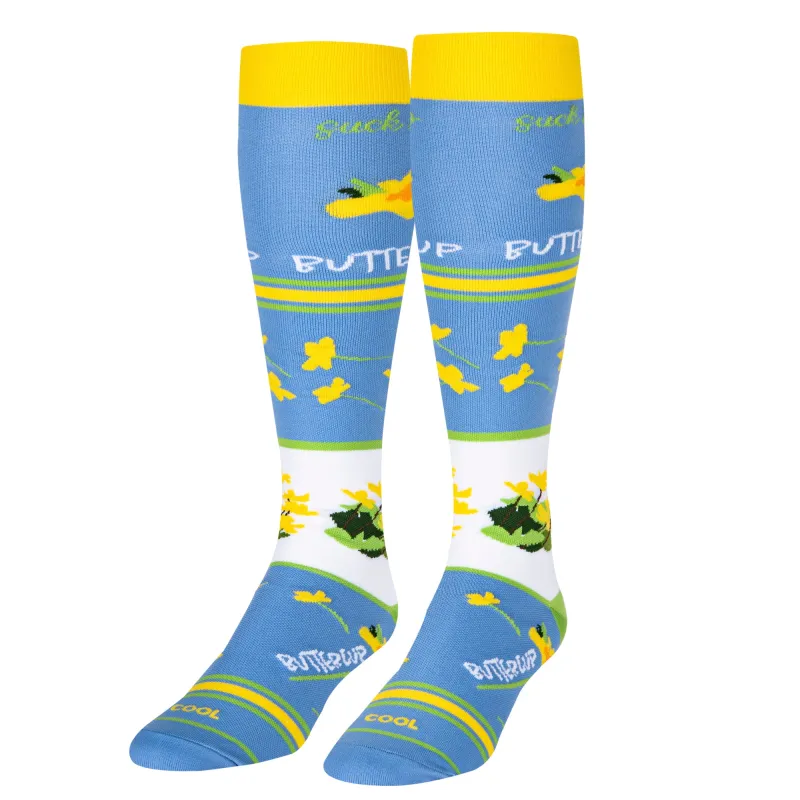 Suck It Up Buttercup Compression Socks sold by Odd Sox