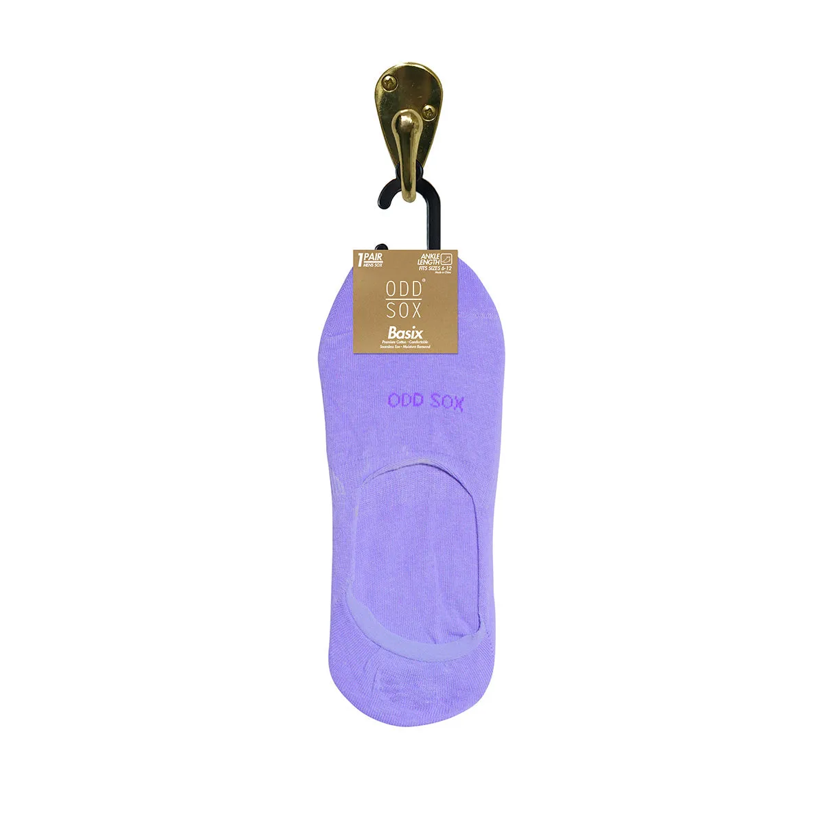 Cool Purple Basix Fashion No Show sold by Odd Sox product image thumbnail 4