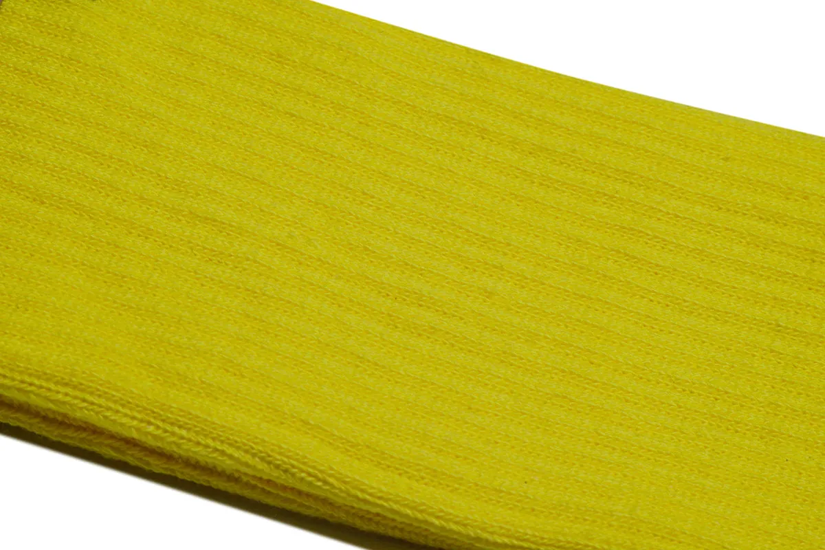 Basix Yellow Men's Crew Socks sold by Odd Sox product image thumbnail 3
