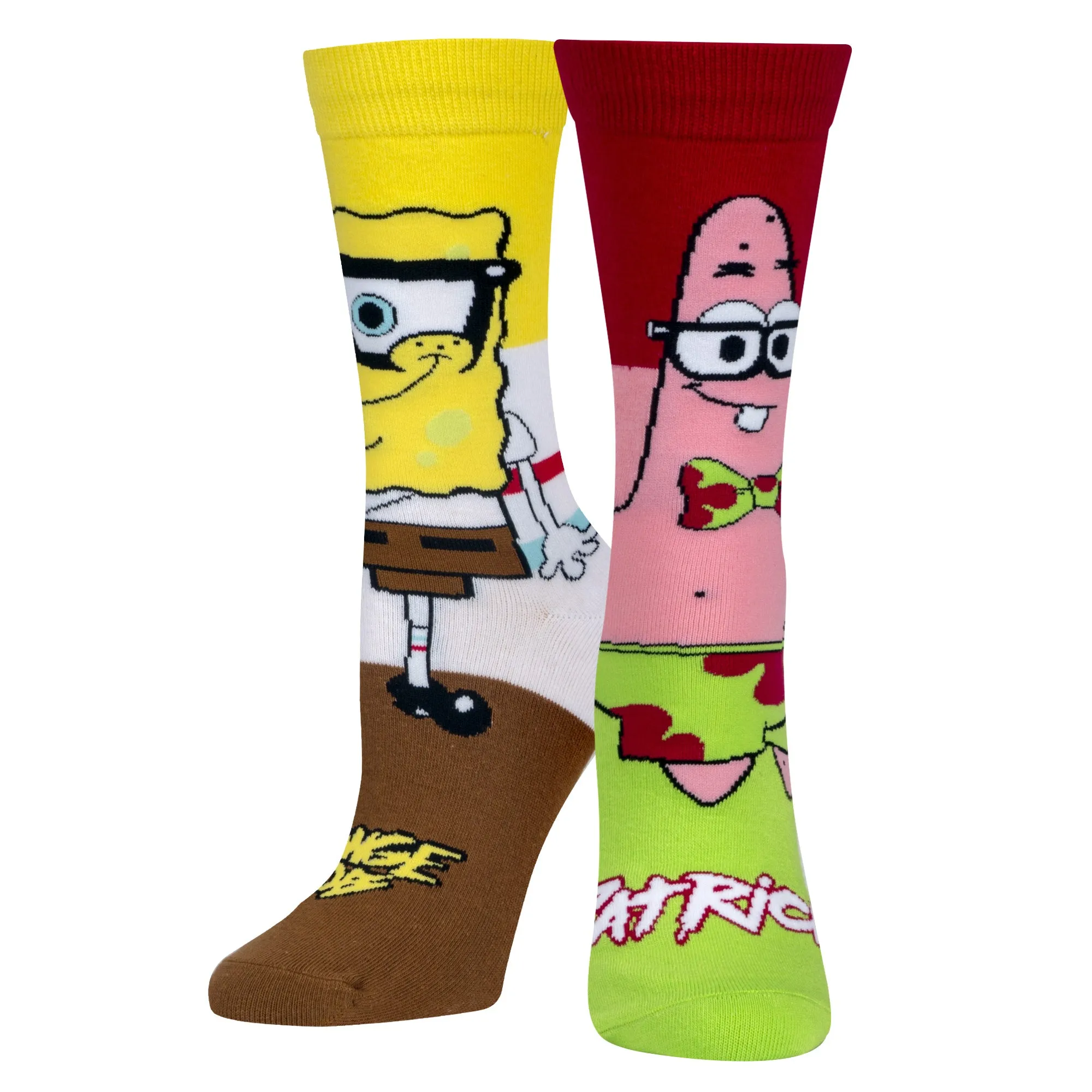 SpongeBob NerdPants Men's Crew Socks sold by Odd Sox product image thumbnail 2