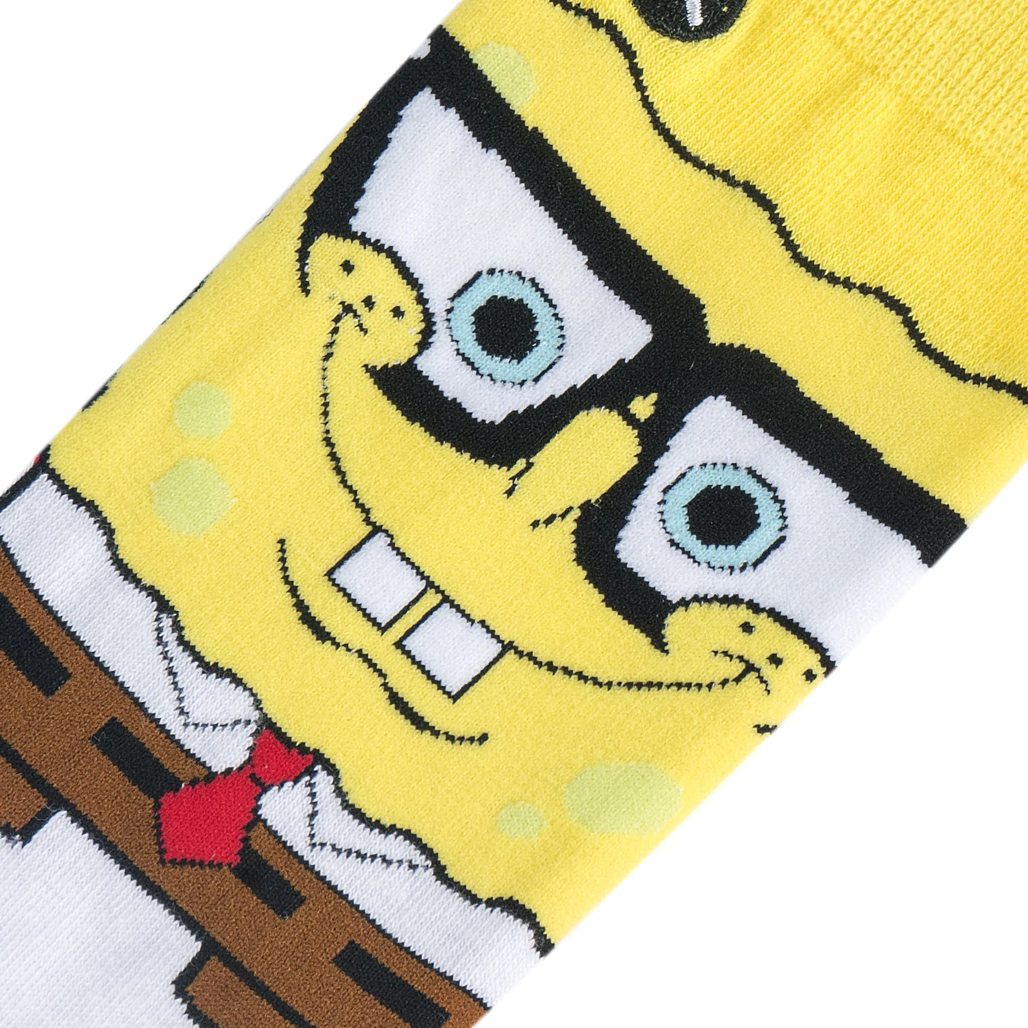 SpongeBob NerdPants Men's Crew Socks sold by Odd Sox product image thumbnail 3