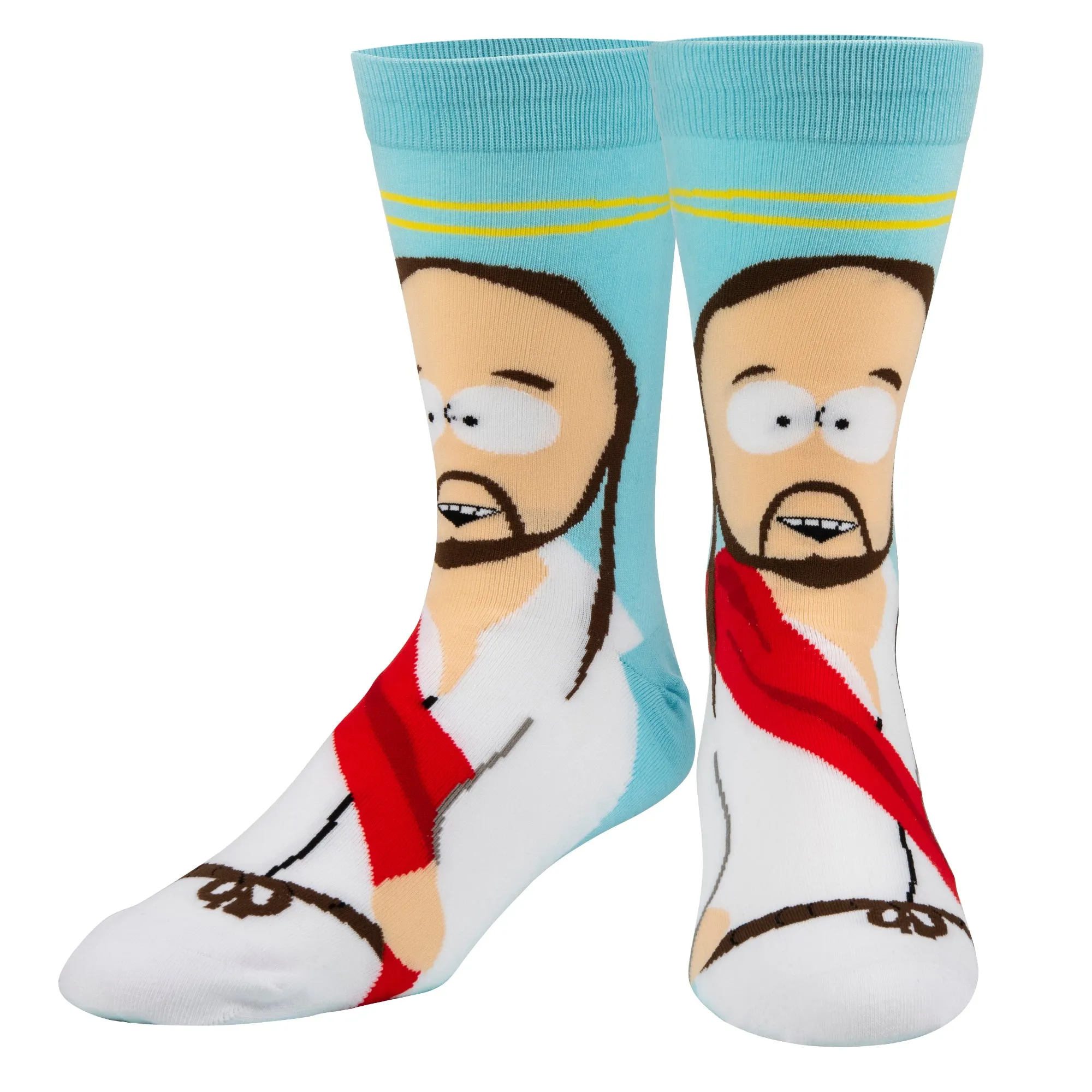 Jesus South Park Men's Crew Socks sold by Odd Sox product image thumbnail 2