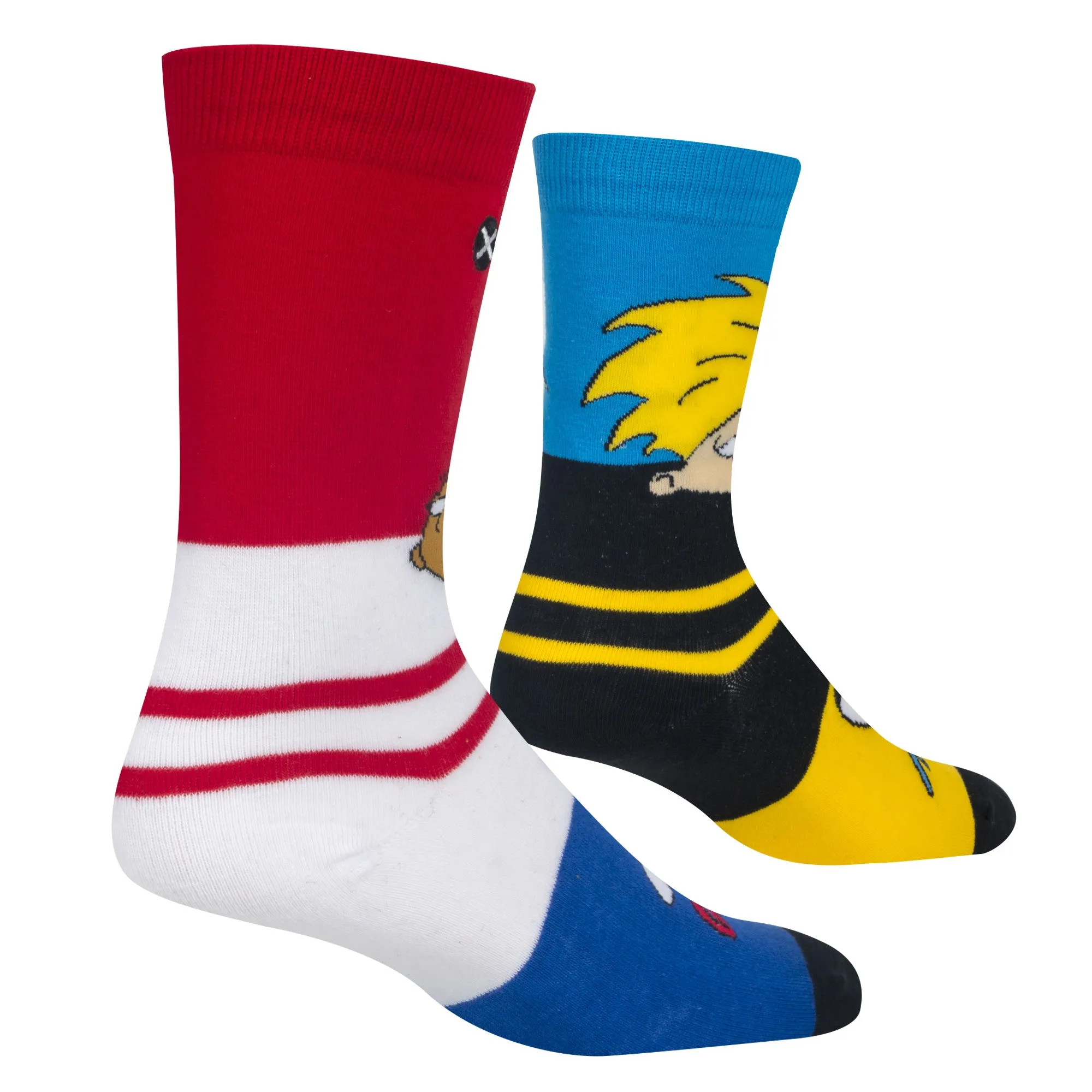 Hey Arnold! Hillwood Boys Women's Crew Socks sold by Odd Sox product image thumbnail 3