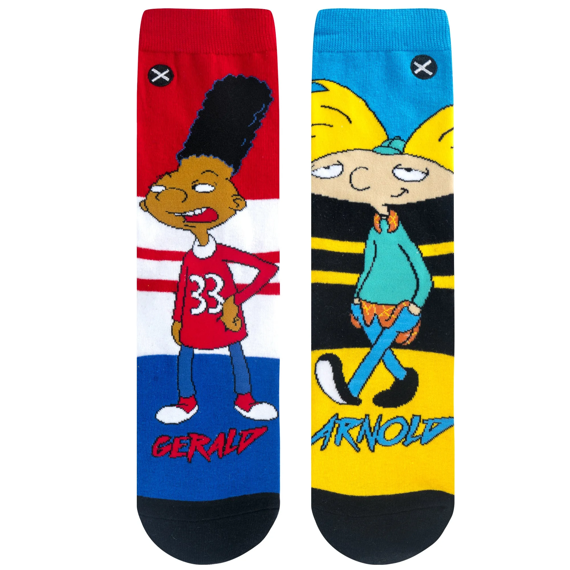 Hey Arnold! Hillwood Boys Women's Crew Socks sold by Odd Sox product image thumbnail 5