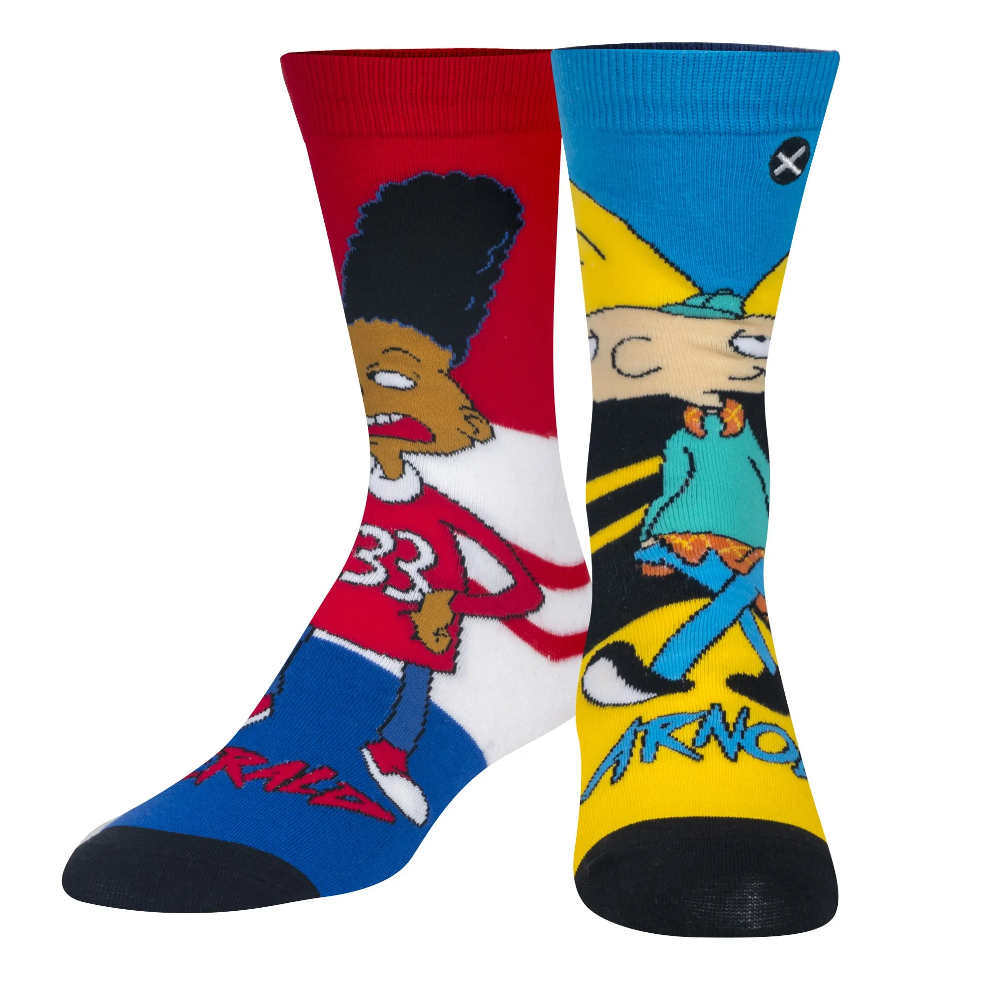 Hey Arnold! Hillwood Boys Women's Crew Socks sold by Odd Sox product image thumbnail 2