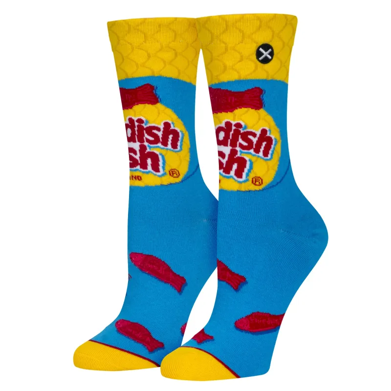 Swedish Fish Women's Crew Socks sold by Odd Sox