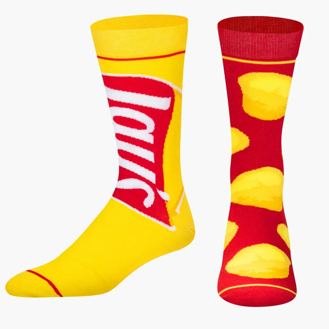 Lays Split Men's Crew Socks sold by Odd Sox product image thumbnail 2