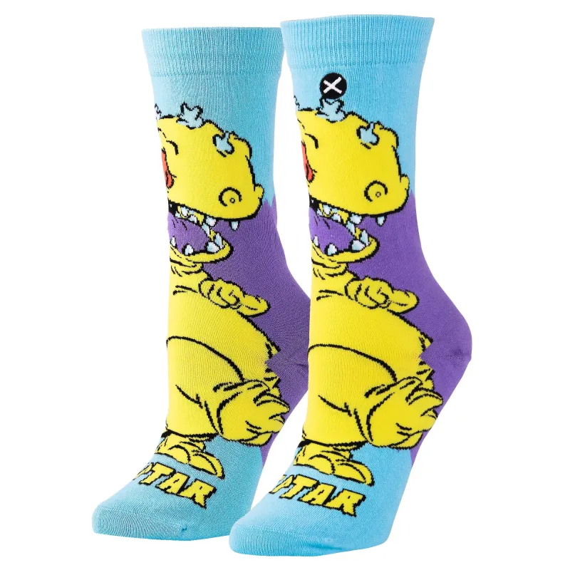Reptar Women's Crew Socks sold by Odd Sox