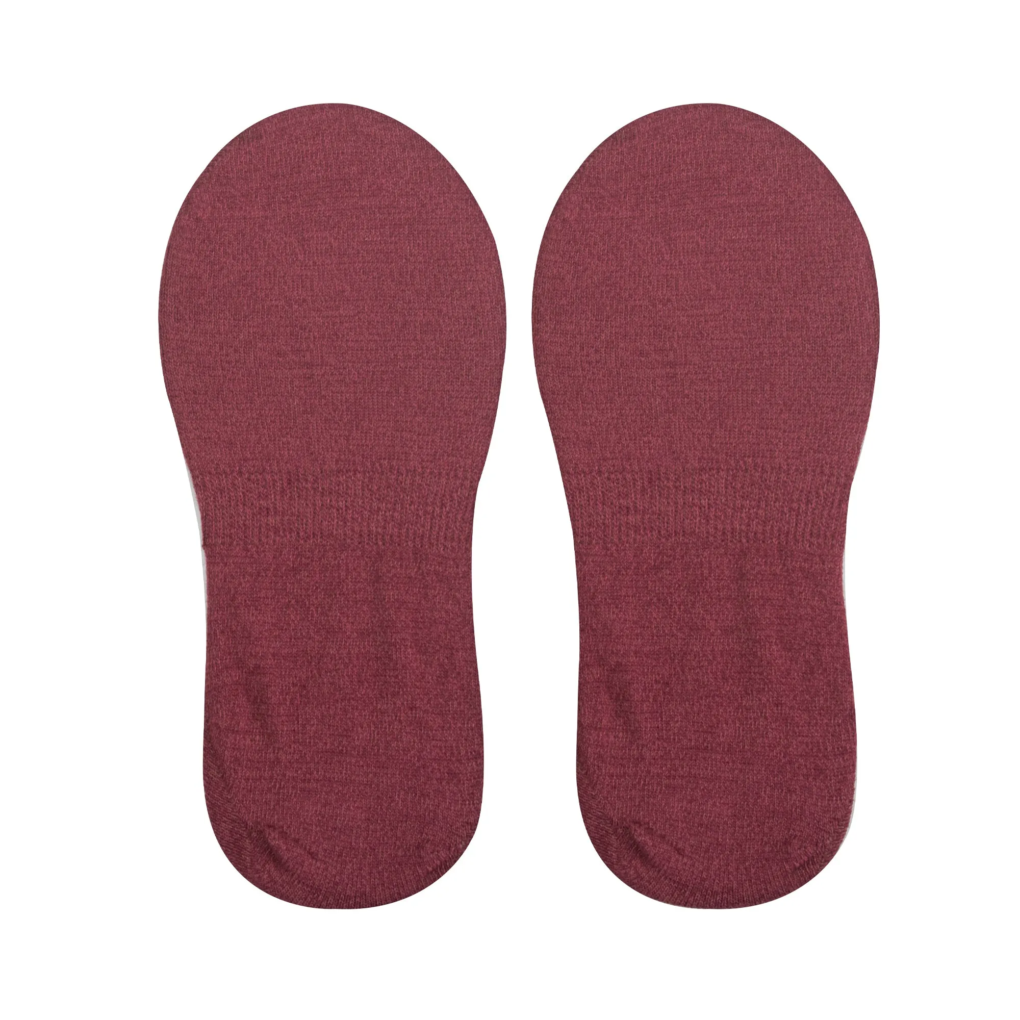 Basix Women No Show Solid Mauve Heather sold by Odd Sox product image thumbnail 5