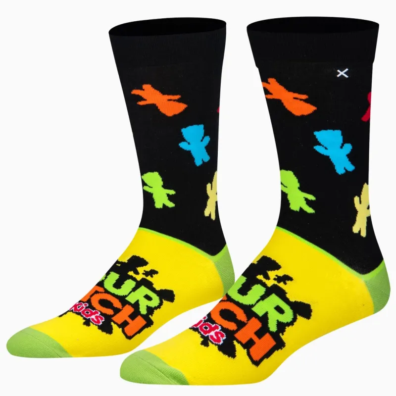 Sour Patch Split Men's Crew Socks sold by Odd Sox
