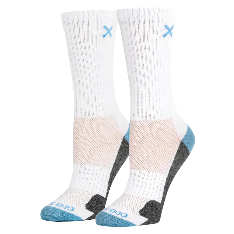 Sky White Heather Women's Socks sold by Odd Sox