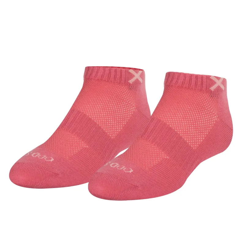 Basix Women Ankle Solid Salmon Heather sold by Odd Sox