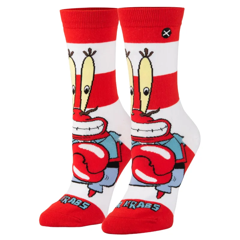 Mr. Krabs Women's Crew Socks sold by Odd Sox