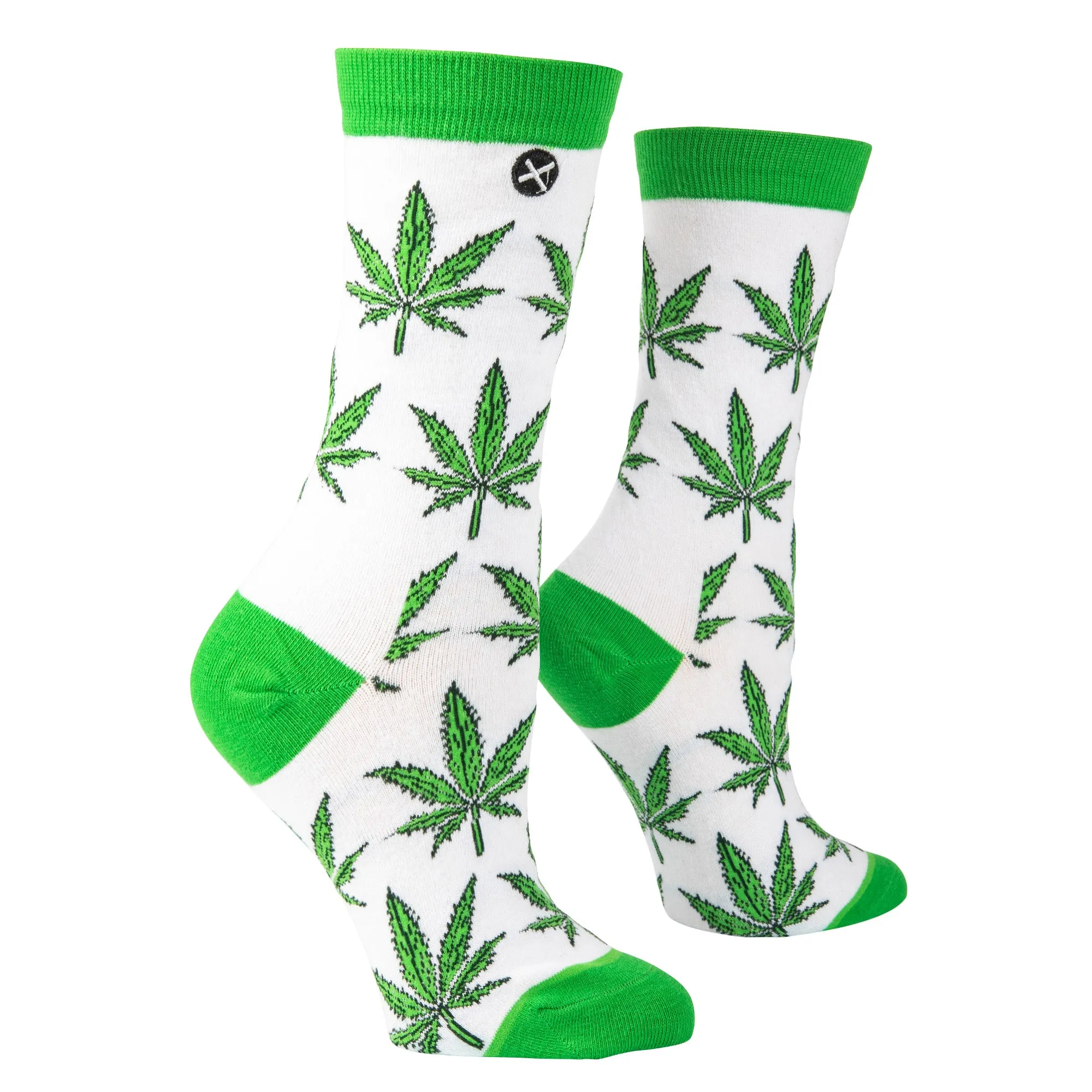 Fan Leaves Women's Crew Socks sold by Odd Sox product image thumbnail 3
