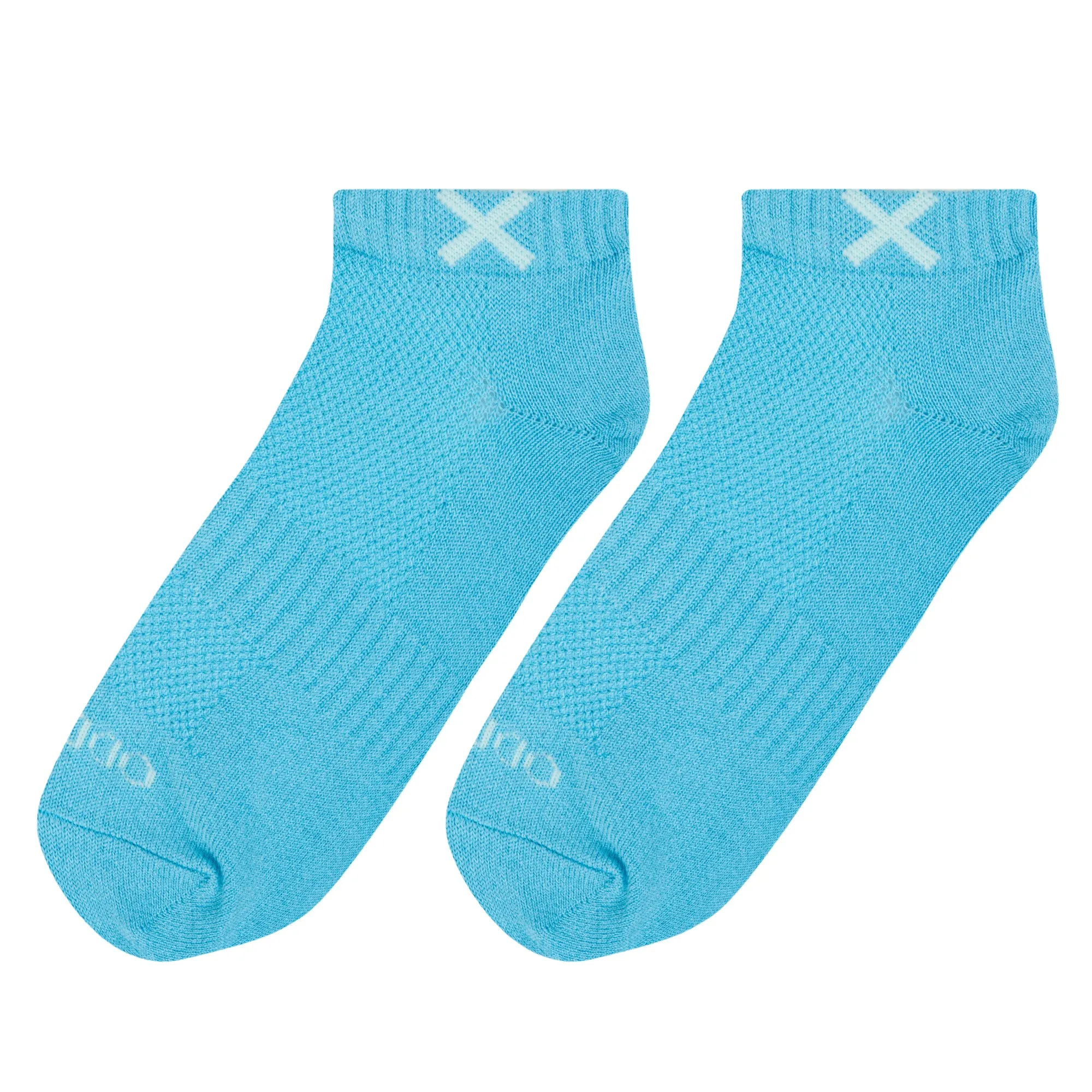 Basix Women Ankle Solid Sky Heather sold by Odd Sox product image thumbnail 5