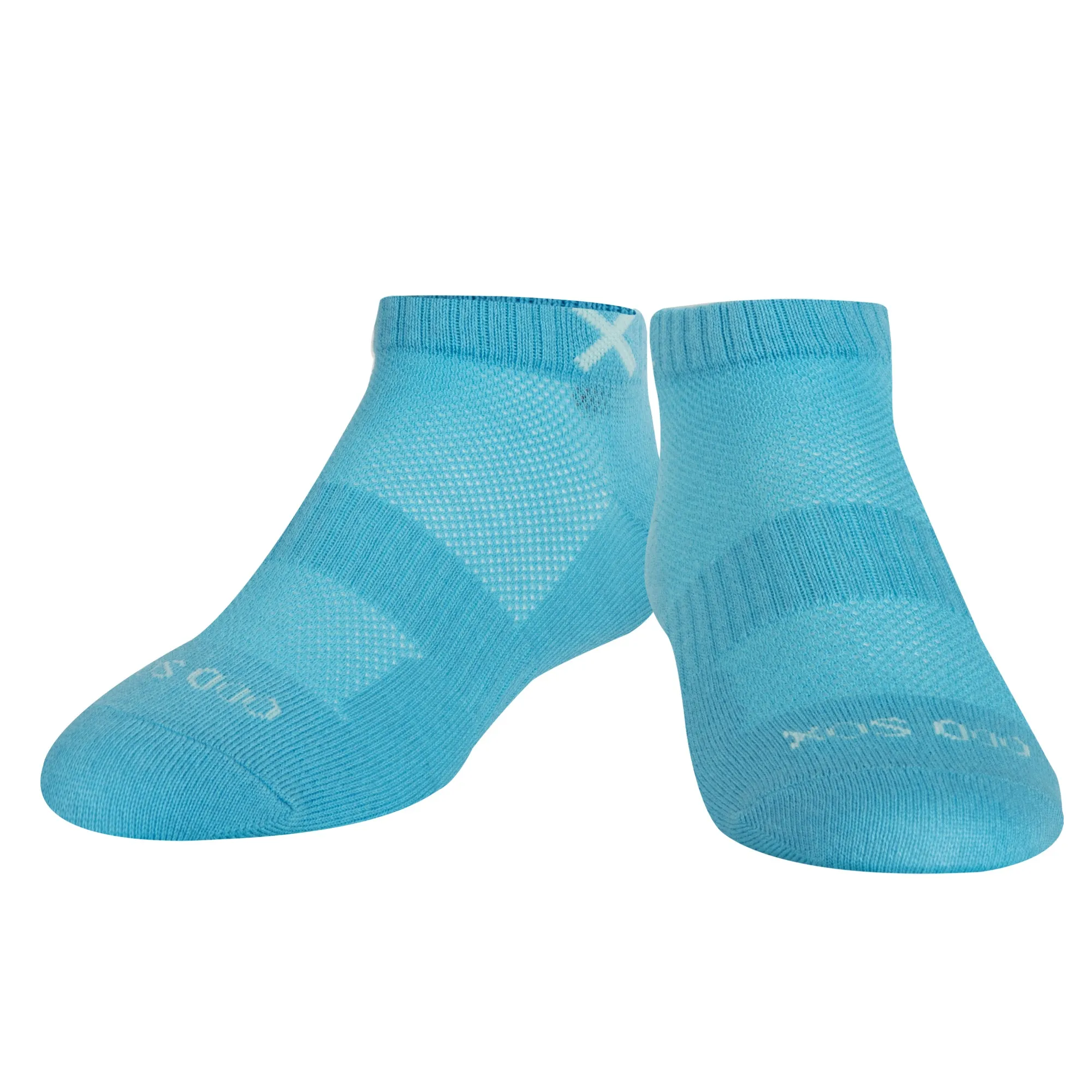 Basix Women Ankle Solid Sky Heather sold by Odd Sox product image thumbnail 2