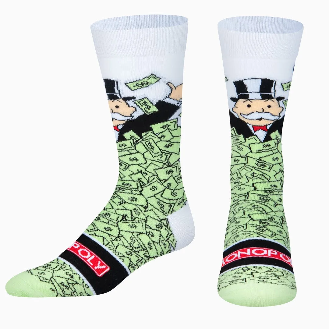 Monopoly Windfall Men's Crew Socks sold by Odd Sox product image thumbnail 2